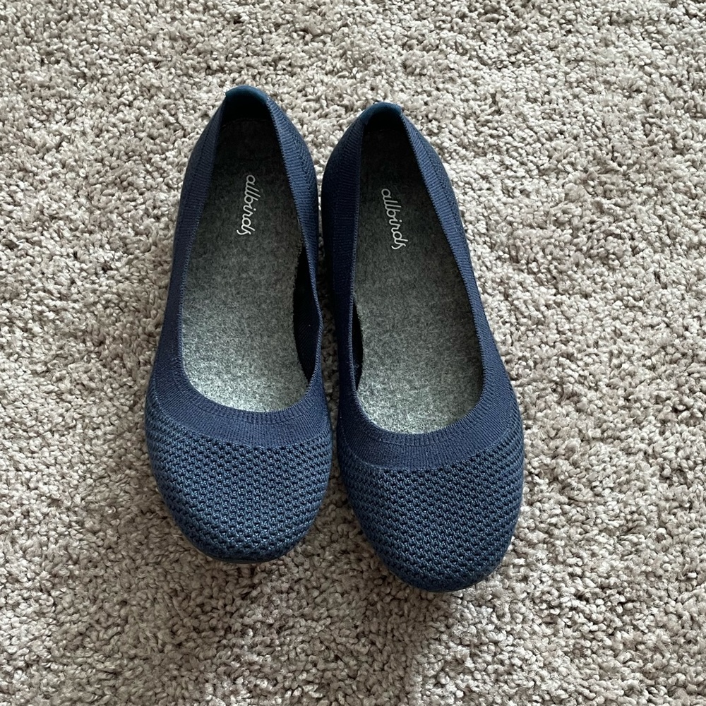 Allbirds navy tree blazer flats